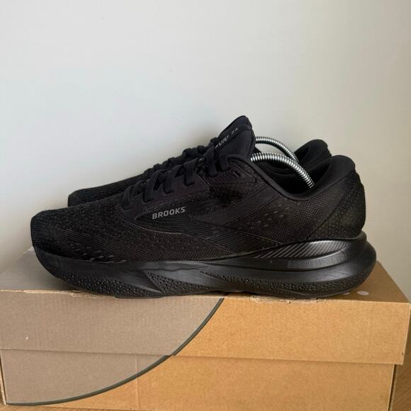 Brooks Adrenaline GTS 24 ‘Triple Black’ Men Running Sneakers- SZ 8 Wide main image 5